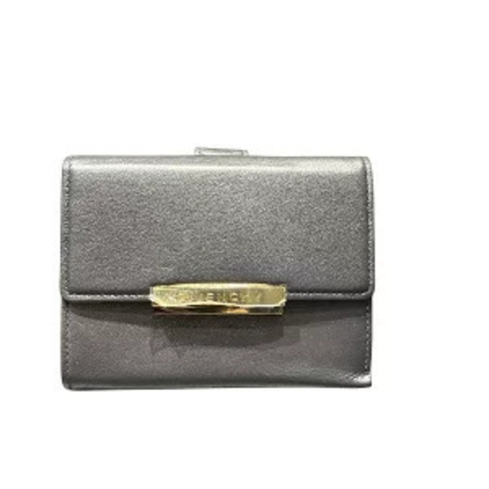 Givenchy brown bi fold wallet